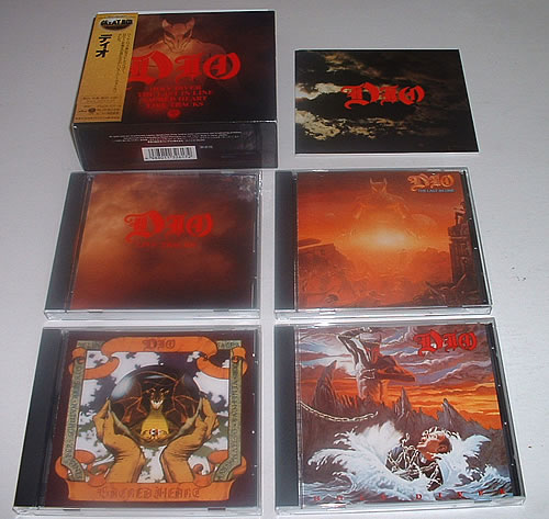 Dio Great Box Japanese CD Album Box Set (327555)